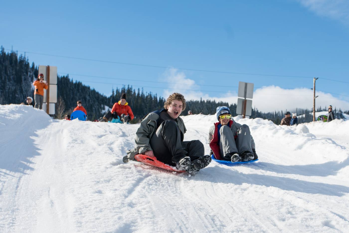 Snowshoeing And Sledding With Wms At Snoqualmie Pass Sierra Club